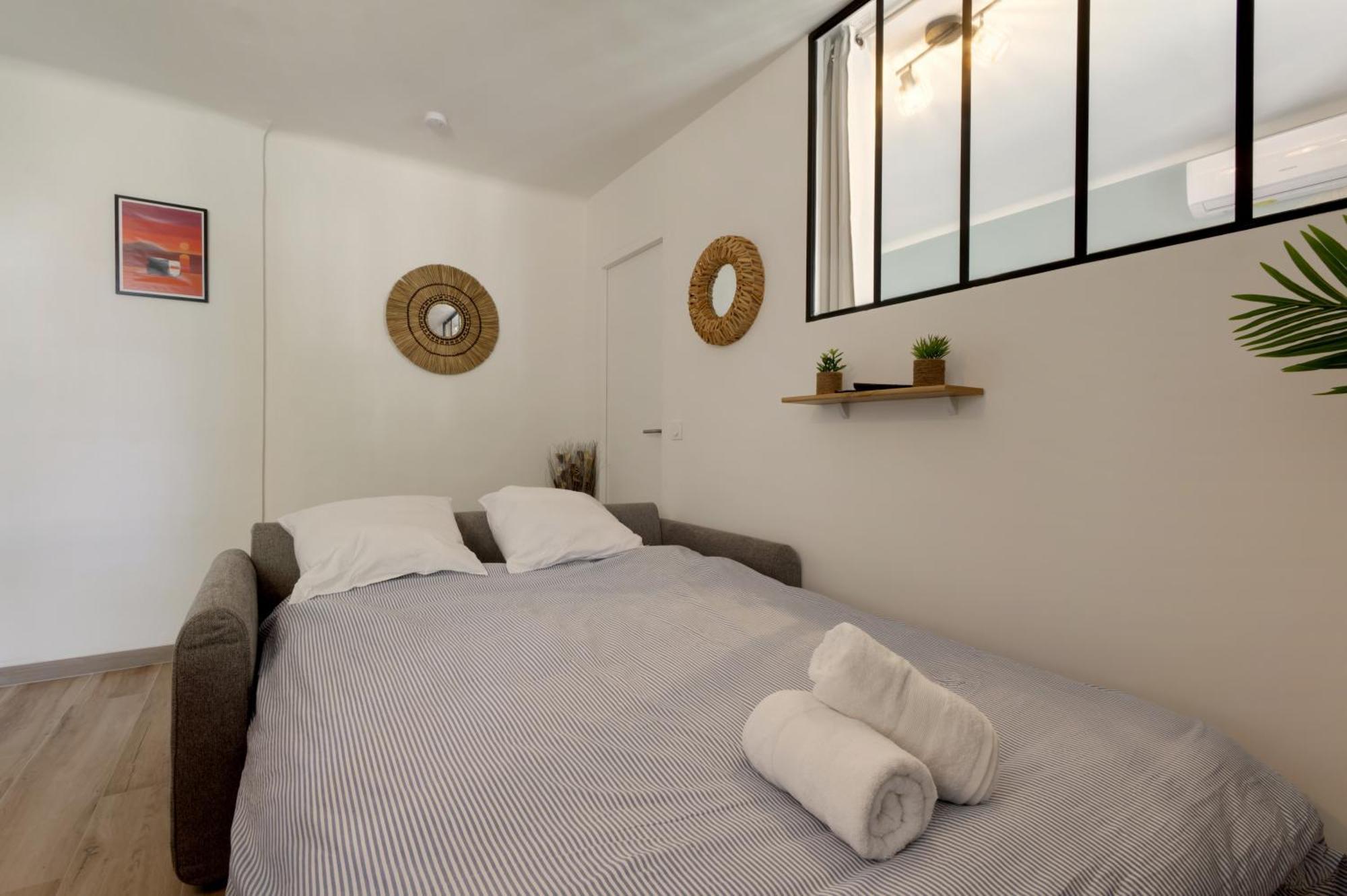 016- T2 Tropisme, Appart 1 Chambre,Clim,Wifi,Parking Montpellier Exterior foto