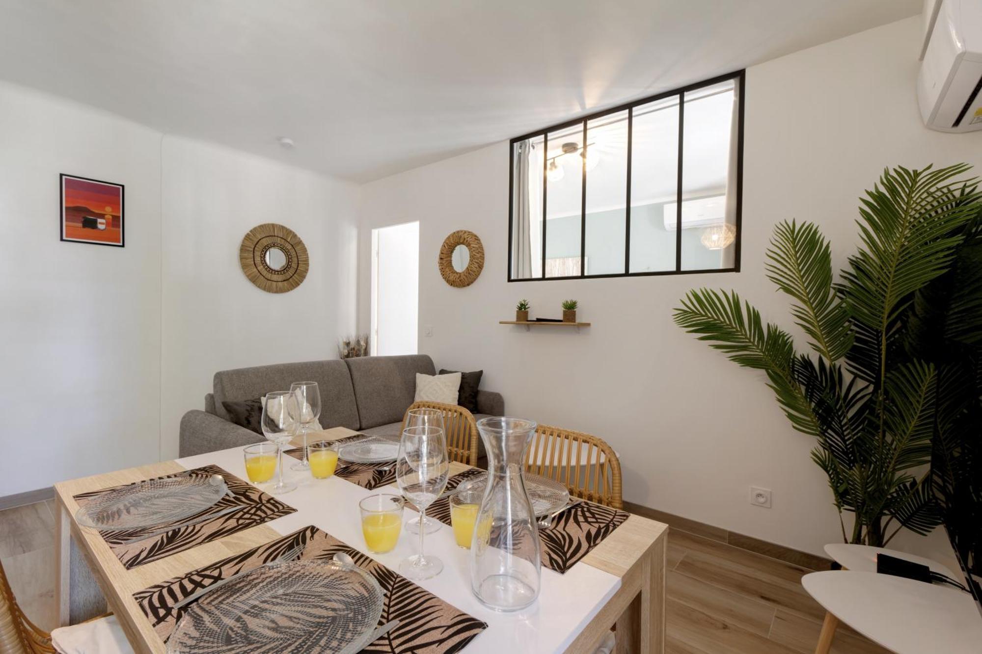 016- T2 Tropisme, Appart 1 Chambre,Clim,Wifi,Parking Montpellier Exterior foto