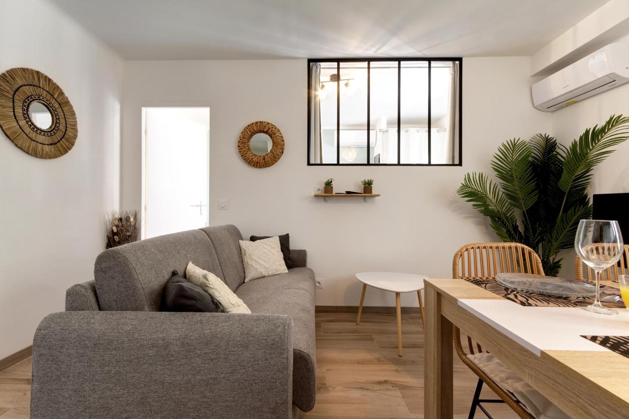 016- T2 Tropisme, Appart 1 Chambre,Clim,Wifi,Parking Montpellier Exterior foto